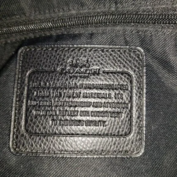 COACH 35500 Nylon Zip Tote Bag - Picture 4 of 9